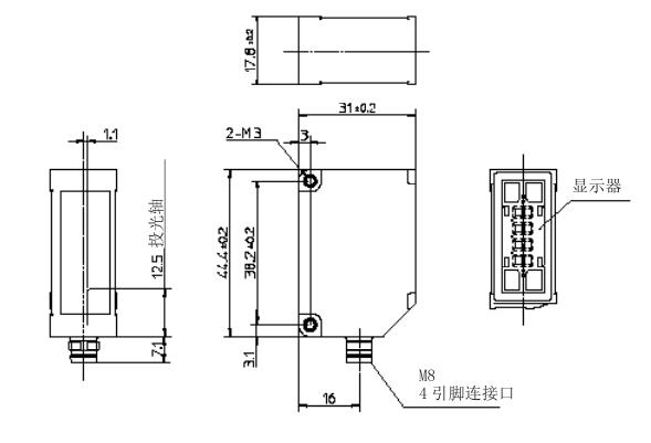 CD22傳感器規(guī)格尺寸